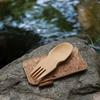 Bamboo Spork & Cork Pouch