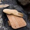 Bamboo Spork & Cork Pouch